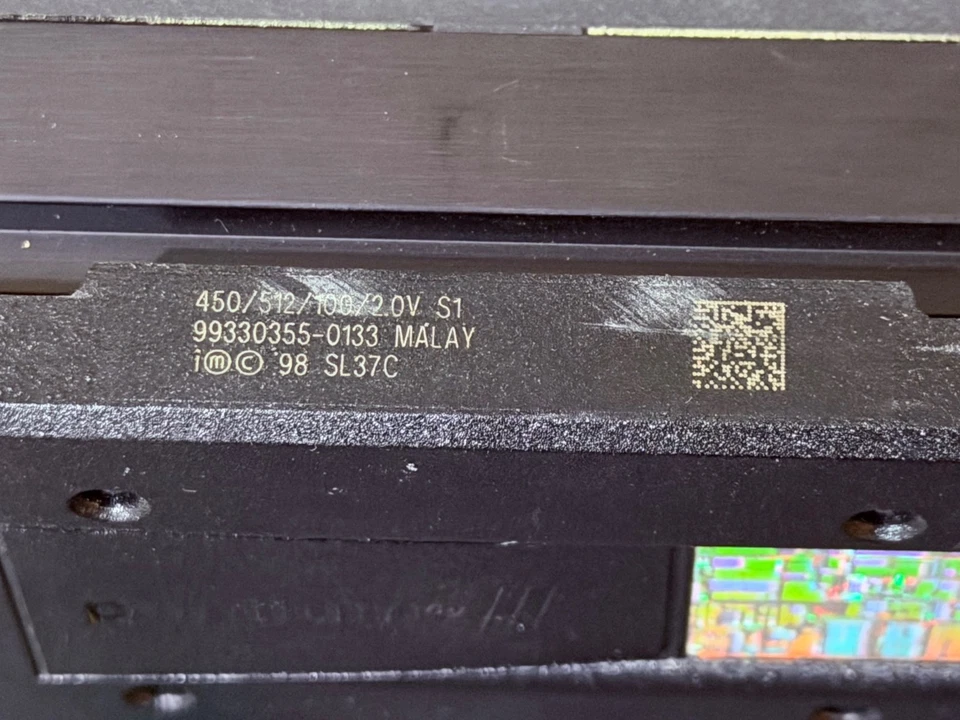 Intel pentium III 450/512/100/2.0V S1 99330355 UOS W/HEATSINK & FAN RARE QTY-1 - Image 3 of 3