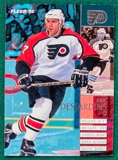 Eric Desjardins - 1994-95 Fleer #151 - Philadelphia Flyers Hockey Card