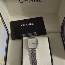 Chanel Women's Dress Wristwatch Diamond Markers Mother of Pearl w/ Box & Papers