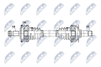 NTY Antriebswelle NPW-ME-212 FüR MERCEDES-BENZ