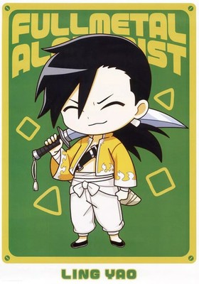 Arma Bianca Ling Yao Poster Fullmetal Alchemist Draw Matte Finish 2025