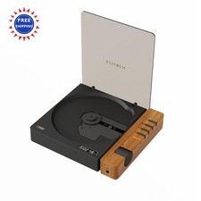 Portable Bluetooth CD Player Retro Desktop Compact Vintage R300 syitren Players