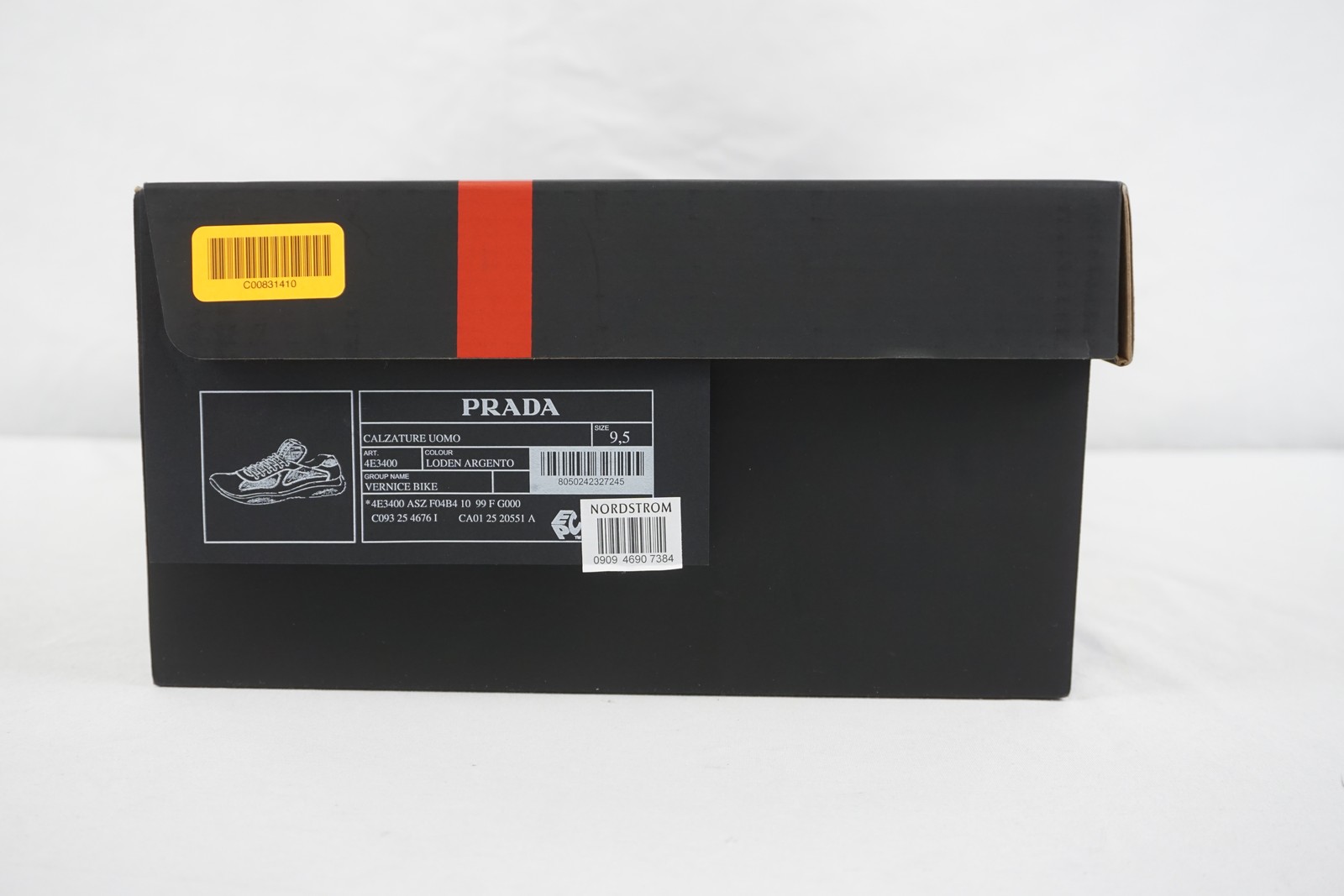 Prada America's Cup Sneakers In Loden Green/Silver - Designer Size 9.5 (4E3400) thumbnail 10