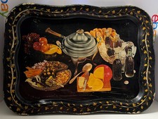 Vintage 1950s COCA-COLA METAL SERVING TV TRAY...