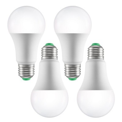 4-Pack 9W 800LM Smart LEDs, 16 Million Shades, App & Voice Operated