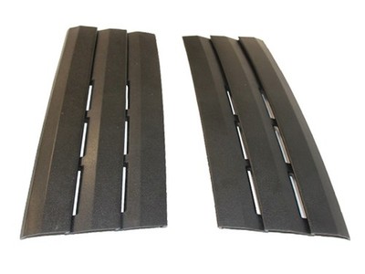 Plastic cover left & right forced ventilation on Opel Manta B B-pillar 