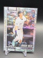 2026 Topps OPENING DAY FOIL Jordan Beck #12 - Colorado Rockies
