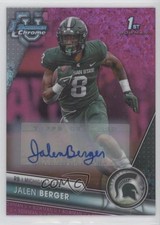 2023 Bowman U Chrome Fuchsia Mini-Diamond Refractor /150 Jalen Berger Auto 00pk