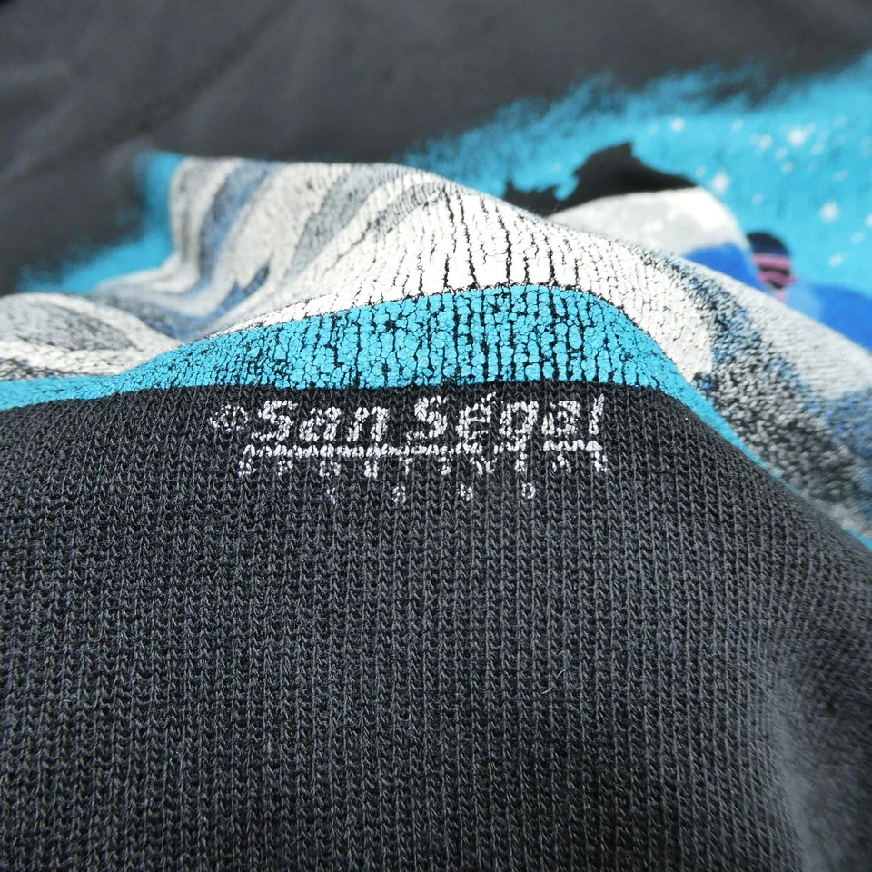 Vintage Colorado Skiing Sweatshirt Womens Large Hanes San Segal Pullover 90s USA - Image 3 of 4