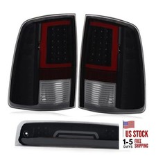 LED Tail Lights with 3rd Brake Light Tail Lights with Brake Light Smoked Lens