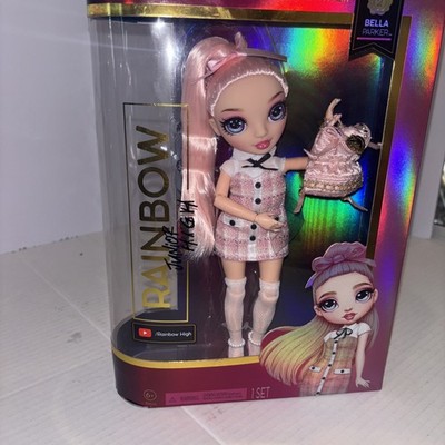 Rainbow Junior High Fashion Puppe BELLA PARKER Series 2 Rosa Outfit Backpack