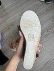 See by Chloé Women’s Floral Leather Wedge Sandals Ankle Strap Buckle 7.5 — photo 6