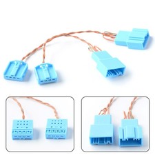 Car Subwoofer Wiring 2x Bass Low Range Cable Correct Connector For