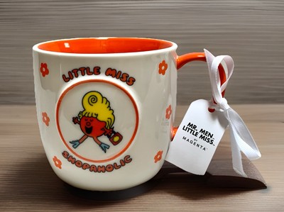 NEW ''Little Miss Shopaholic'' Large 18oz Stoneware Coffee Mug w/3D Graphics