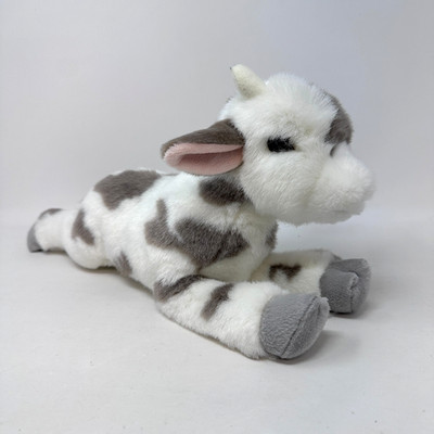 Douglas Gisele Goat Plush Stuffed Animal White Gray Farm Cute Baby Doll 13'' READ