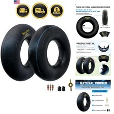2-Pack of 13 4.00-6" Inner Tubes,TR13 Straight Valve Stem,High air tightnes...