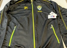 NWT-Youth FILA BRASIL FULL ZIP JACKET W/POCKETS 18/20 NEW WITH TAGS
