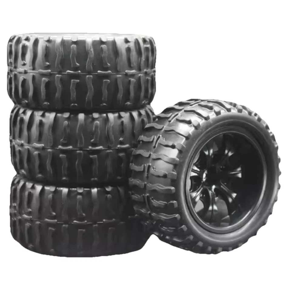 HSP 88015 1:10 Monster Truck Bigfoot HSP 94111 94108 94188 Set Of 4 Rims Tyres. - Image 3 of 4