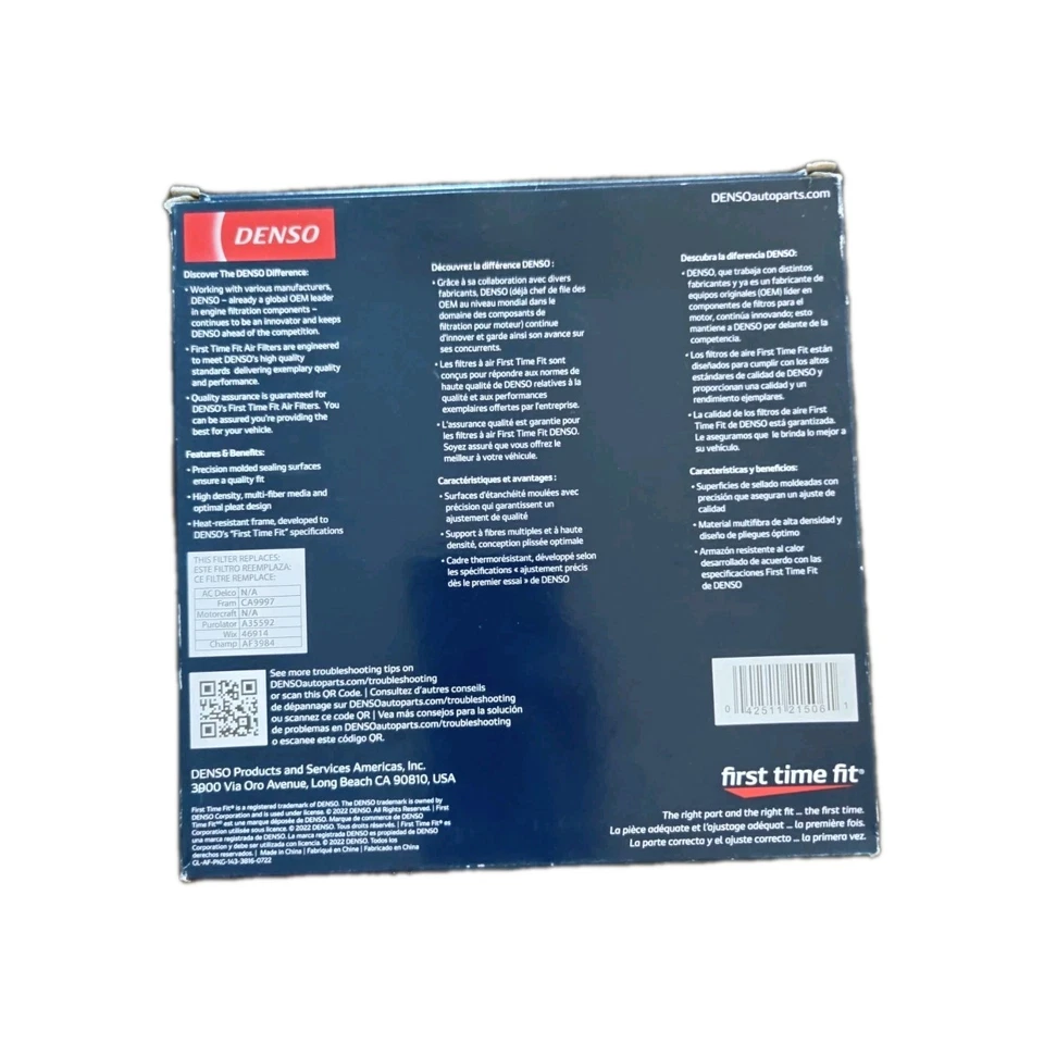 Denso 143-3199 Air Filter For B9 Tribeca Forester Impreza Legacy Outback Tribeca - Image 2 of 3