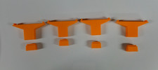 AFX Aurora Model Motoring 4 ORANGE Bridge Trestle Supports used to elevate track