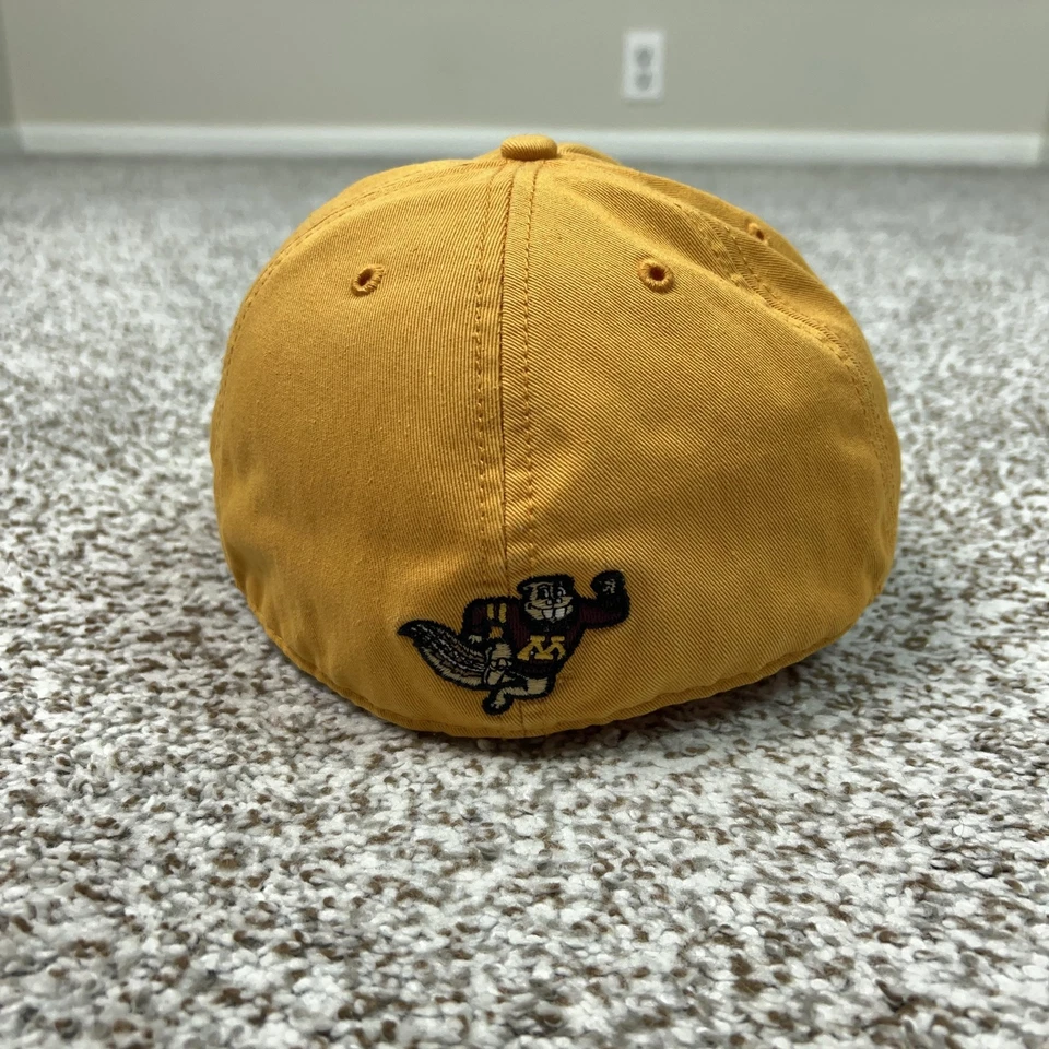 Minnesota Golden Gophers Hat Cap Extra Large Fitted Mens Gold NCAA Football - Image 3 of 4