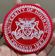 University of Houston Logo Iron On Patch - Sew Patch - Embroidered Patch 4"