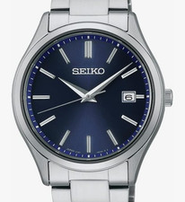 Seiko Selection SBPX145 Men's Solar Navy Dial Silver Watch JDM Japan Fr/s