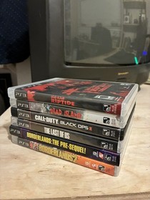 PlayStation PS3 six (6) games bundle - Dead Island, Borderlands, COD, Last of Us