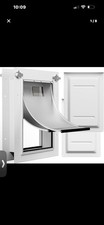 PETOUCH Medium Iron Dog Door Designed with Automatic Closing Magnetic Flap