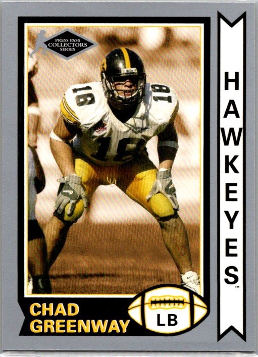 Chad Greenway Press Pass Se Old School #OS7 Base