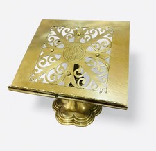 Mesa de latón Jones & Willis renacimiento gótico de 1800 atril misal soporte bíblico