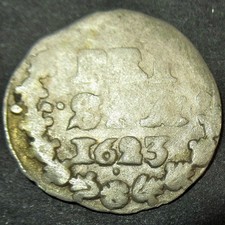 Certificat 1623 Authenticité Coloniale Néerlandaise New York Argent Half Dime Frise mi