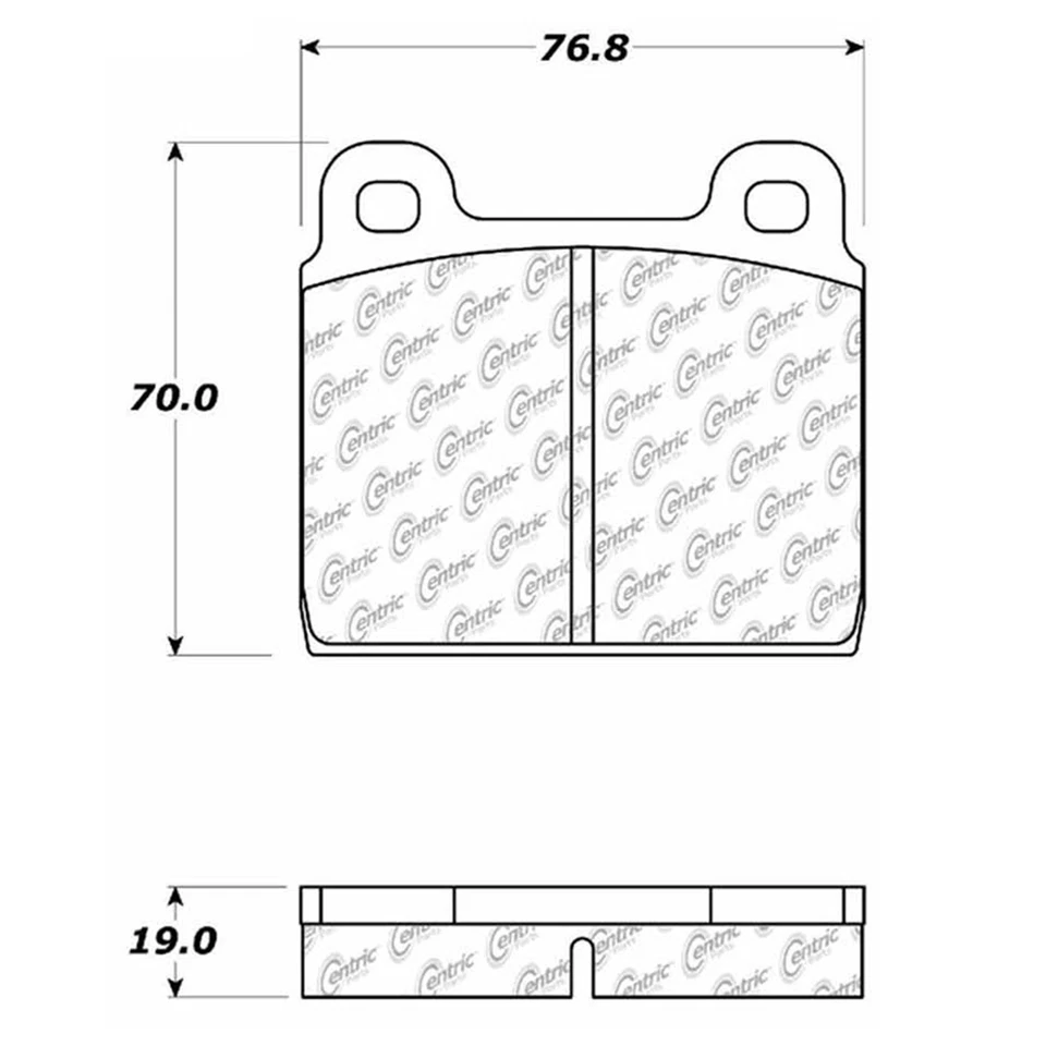 Juego de pastillas de freno de disco delanteras rotor de freno de disco para Volkswagen Combi 1975-1994 Foto 3 de 4