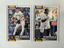 2026 Topps Series 1 Jacob Misiorowski & Anthony Seiger Base Brewers RC