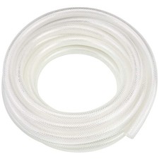 EASTRANS 3/8" ID x 10ft High Pressure Braided Tubing Clear Vinyl Hose