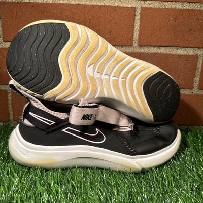 Girls Nike Flex Plus GS Black Pink Foam Cw7429-002 Size 1.5Y