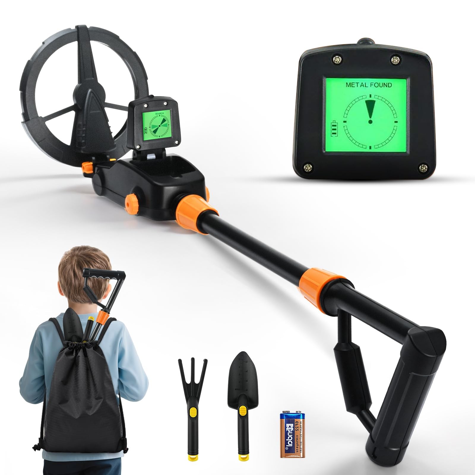 Miglior Regalo Bambini: Metal Detector Leggero IP68 con Schermo LCD