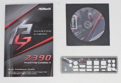 ASRock Z390 Phantom Gaming 9 - SET Handbuch ATX IO Blende Treiber CD (#34473)