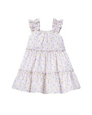 Janie And Jack Ditsy Floral Ruffle Strap Dress