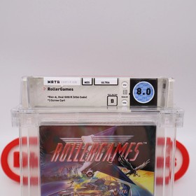 NES Nintendo Game ROLLERGAMES / ROLLER GAMES - WATA GRADED 8.0 B! NEW & Sealed! 