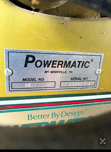 Powermatic Model 66 10 in Cabinet Table Saw, 50 in Rip, Fence & Rails