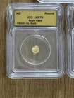 ICG Eagle Head 1/500th oz Gold Round Fractional Gold Coin Sealed Holder