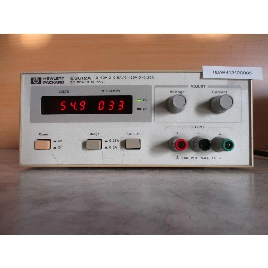 Agilent E3612A -OE3 DC Power Supply, 0-120V, 0.5A, 30W max Used and Tested - Image 2 of 4
