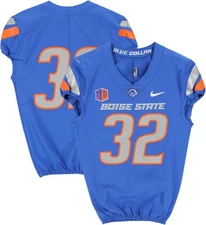 Boise State Broncos Team-Issued #32 Blue Jersey from Football Program - Size 40