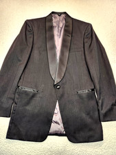 Christian Dior Le Connaisseur Tuxedo Jacket Men's 39 XL Black Shawl Lapel...