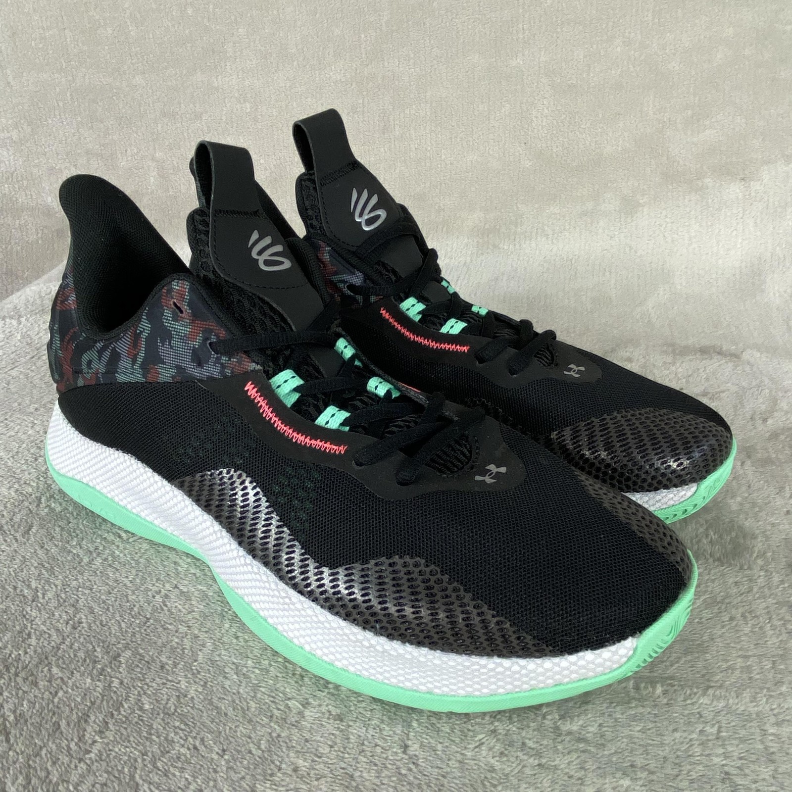 Mens Size 12 Black Camo Basketball Low New