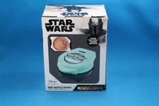DISNEY STAR WARS MINI WAFFLE MAKER THE MANDAORIAN CHILD BABY YODA GROGU 4" NEW