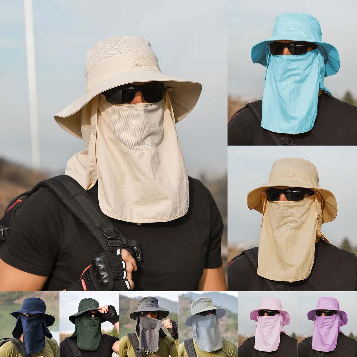Hat covering neck deals