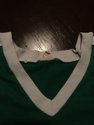 T-shirt Vintage Price King - Fin, Vert Clair, Taille L - Années 70/80, Made In USA - État Impeccable