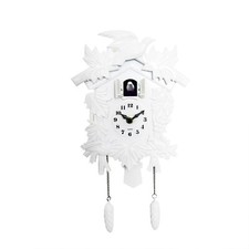 WALPLUS Antique Wall Cuckoo Clock White DIY Home Christmas Gift Presents Idea